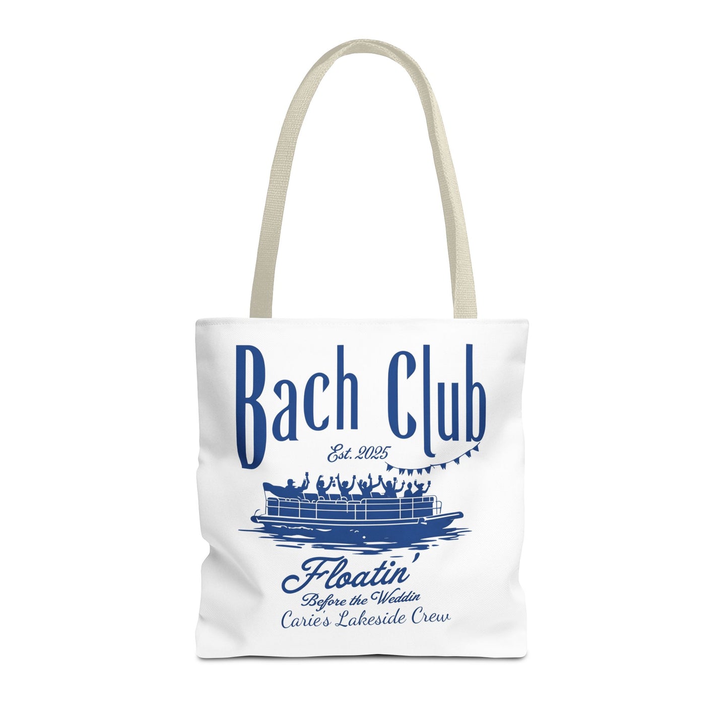 Personalized Lake Bach Club Tote Bag, Bride Tote Bag, Bridesmaid Tote Bags, Hen Party Favors, Girls Trip Gifts