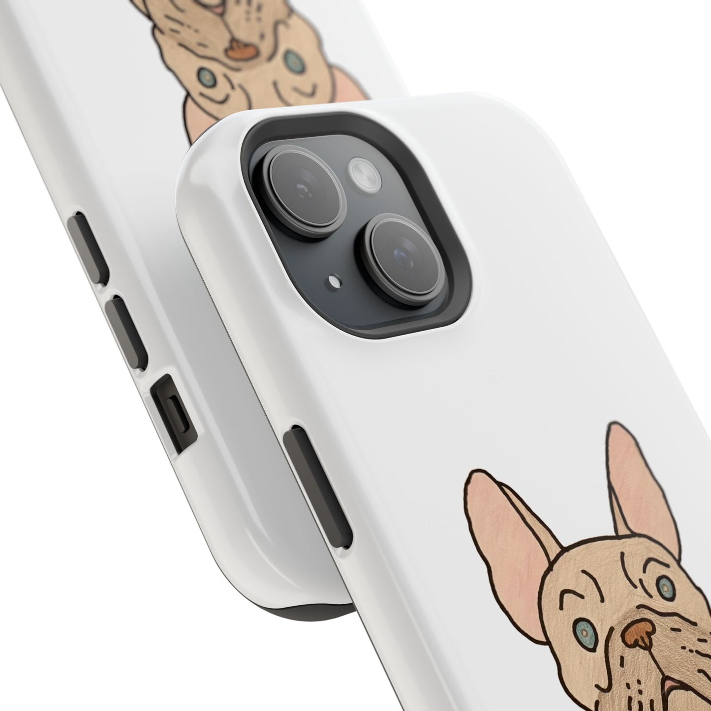 French Bulldog Magnetic Tough Case, Cute Pet Phone Cover, Dog Lover Gift, MagSafe Phone Protector, Unique Phone Accessory