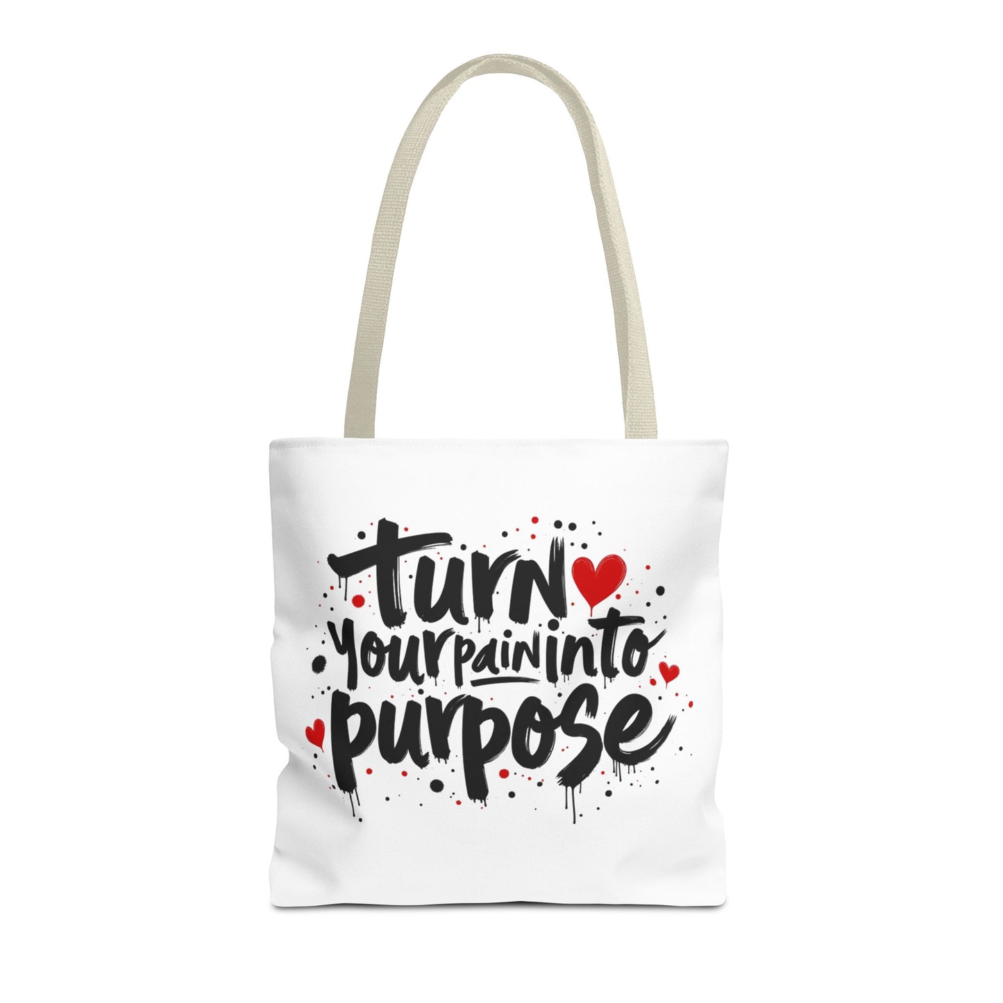 Enneagram 4 Inspirational Tote Bag, Turn Your Pain Into Purpose, Enneagram Type 4, Self Growth, Personality Types
