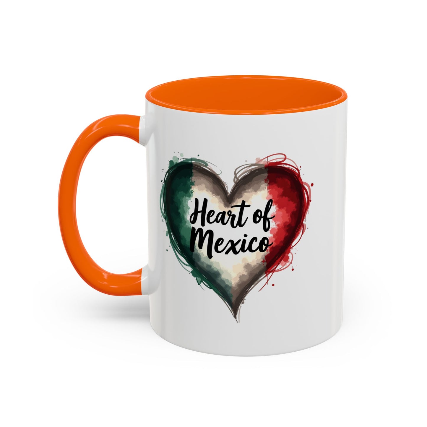 Heart of Mexico Coffee Mug, Hispanic Heritage Mug, Mexican Pride Gift, Immigrant Rights, Mexican Culture, Resistance Mug
