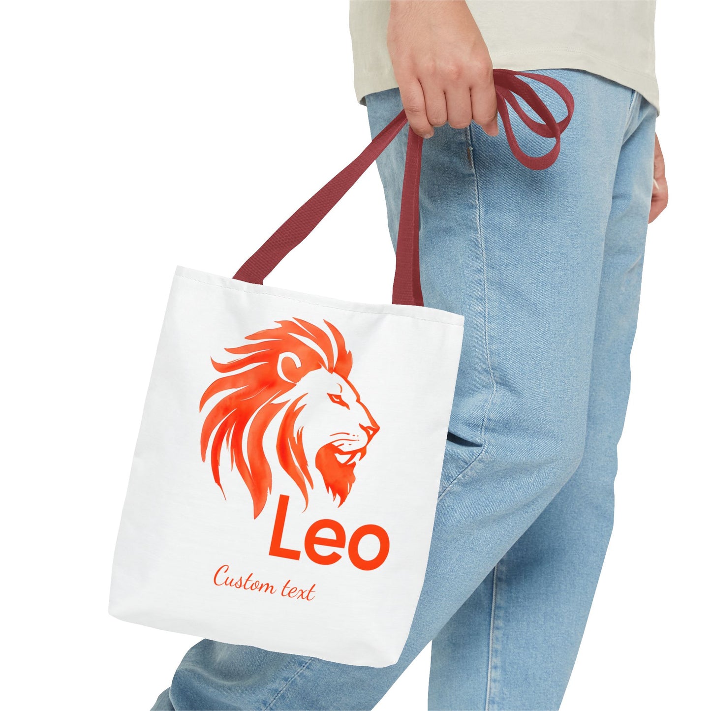 Leo Zodiac Personalized Tote Bag, Artistic Tote Bag, Astrology Lover, Trendy Tote Bag, Weekender, Aesthetic Tote