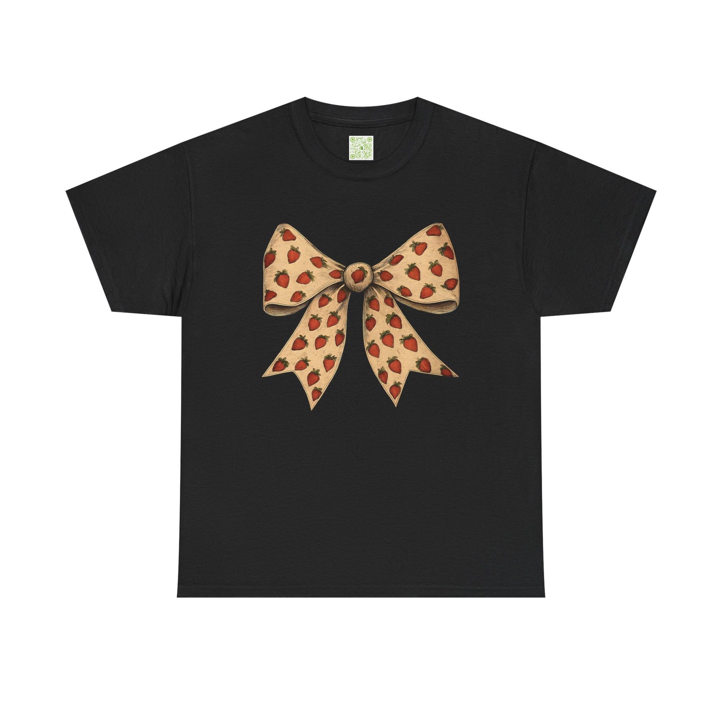 Strawberry Coquette Bow Shirt, Cute Summer Shirt, Summer Vibes, Strawberry Season Tee, Coquette Summer, Strawberry Top