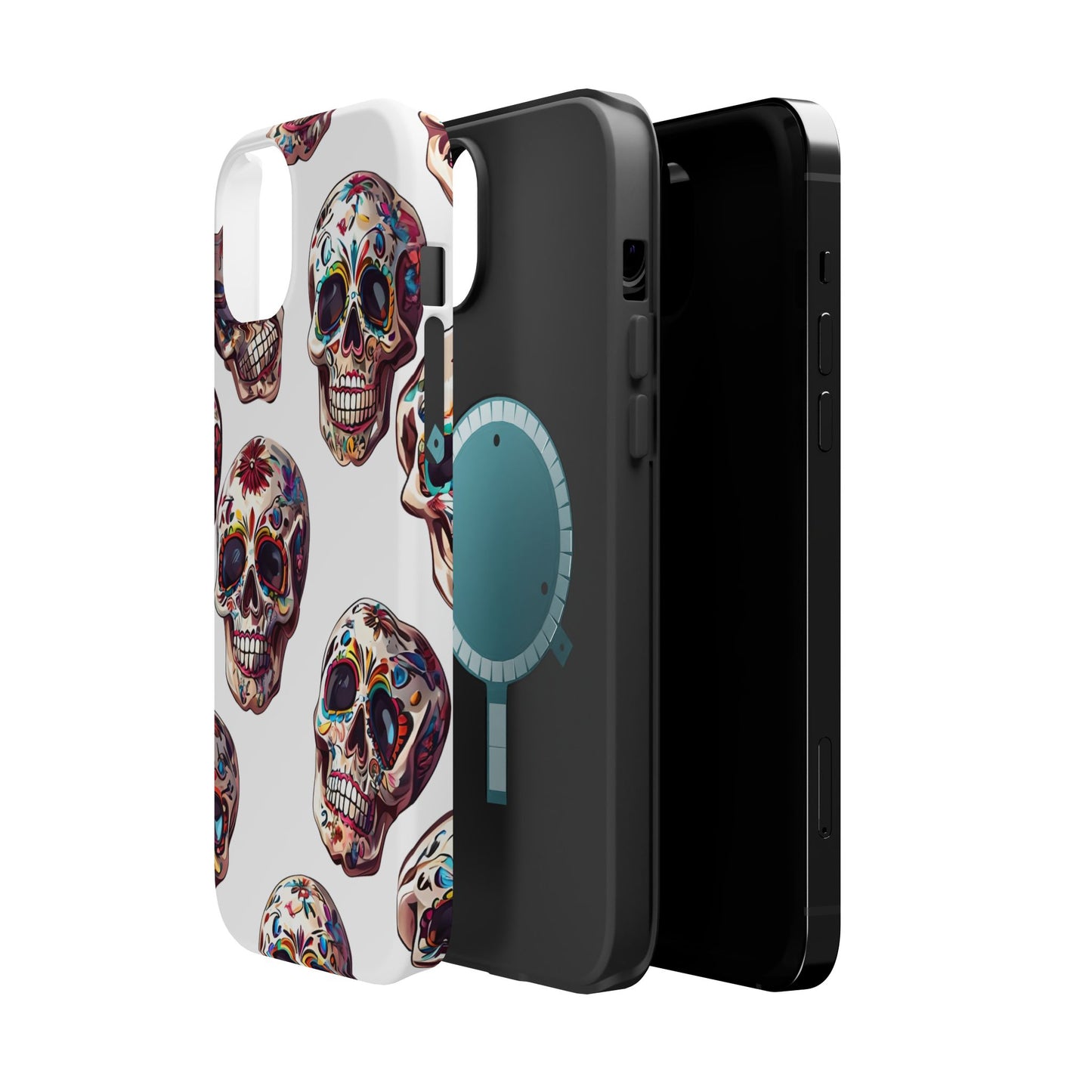 Sugar Skull Phone Case, Dia De Los Muertos, Day Of The Dead, Mexican Tradition, Sugar Skull Art, Wireless Charger