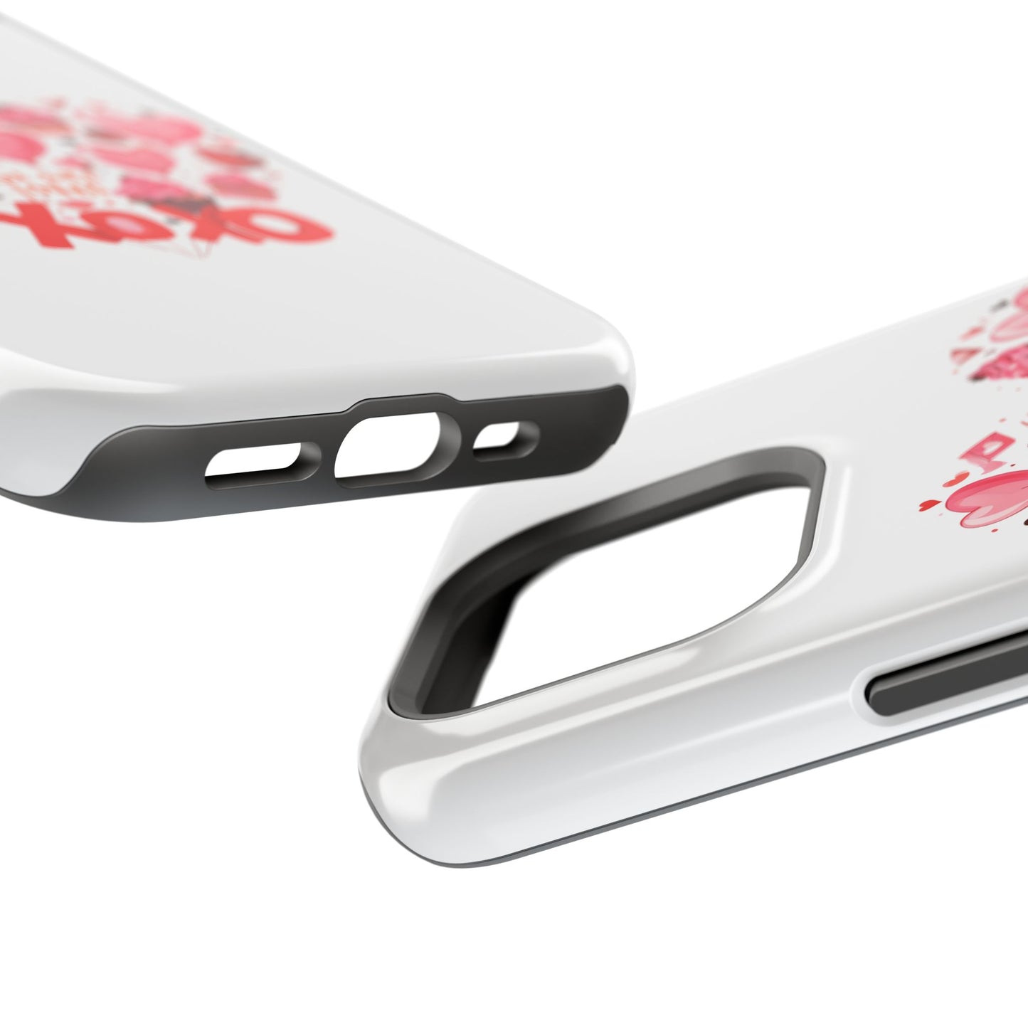 Valentine's Day Magnetic Tough Cases, Cute Phone Cover, Gift for Her, Love Heart Design, Personalizable Tech Accessory