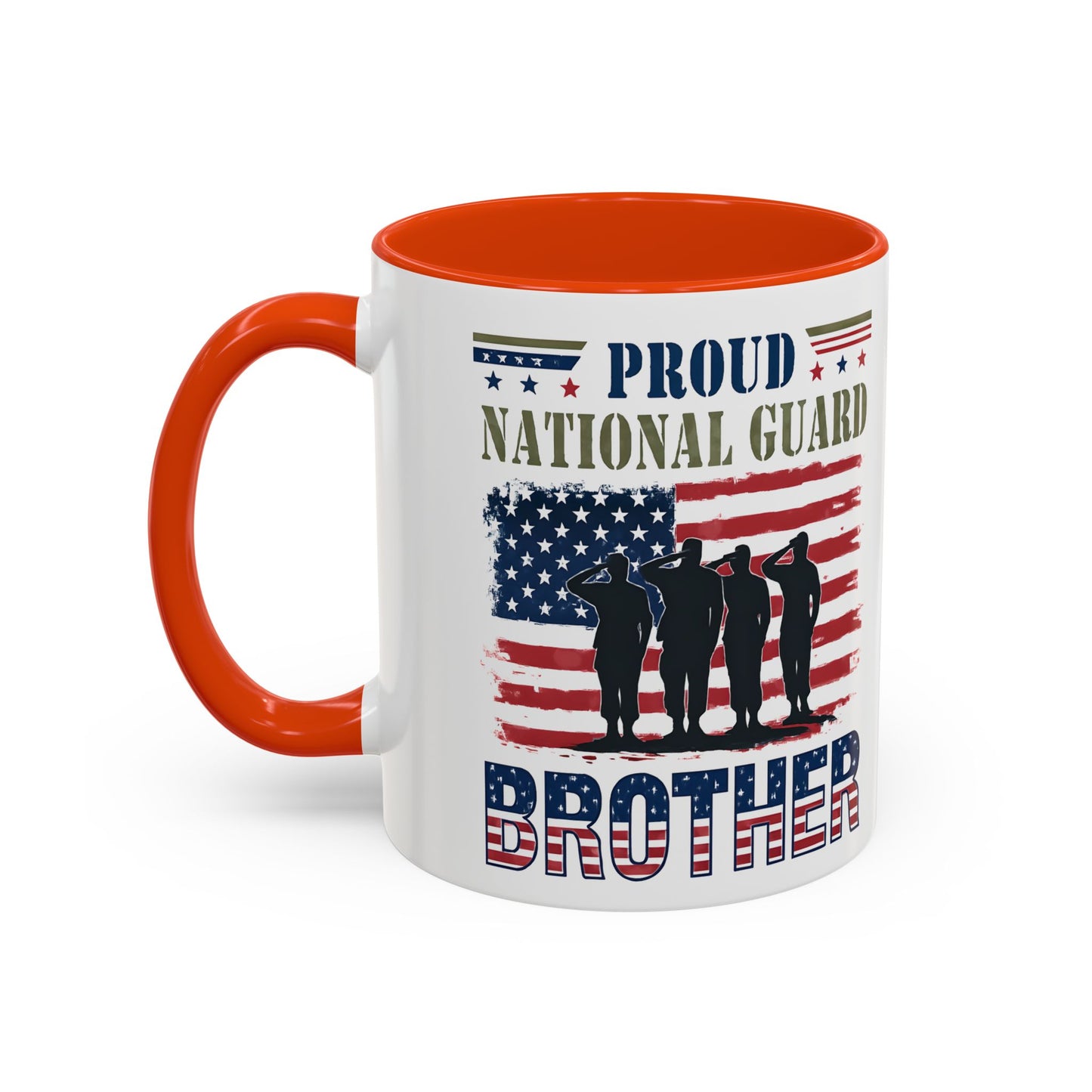 National Guard, Proud Brother Coffee Mug, Veteran Appreciation Mug, Military Family Gift, Army Gifts, Tactical Gifts