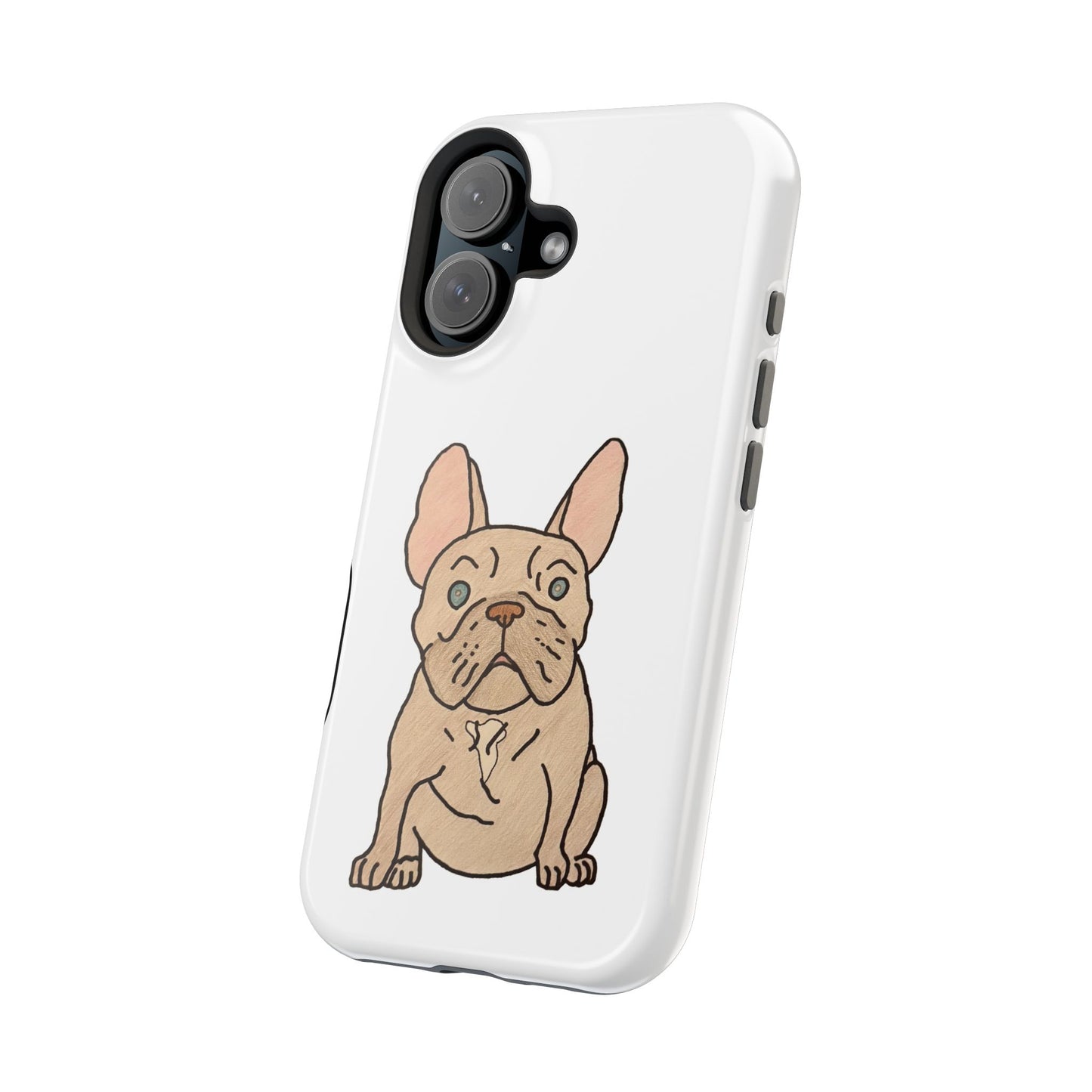 French Bulldog Magnetic Tough Case, Cute Pet Phone Cover, Dog Lover Gift, MagSafe Phone Protector, Unique Phone Accessory