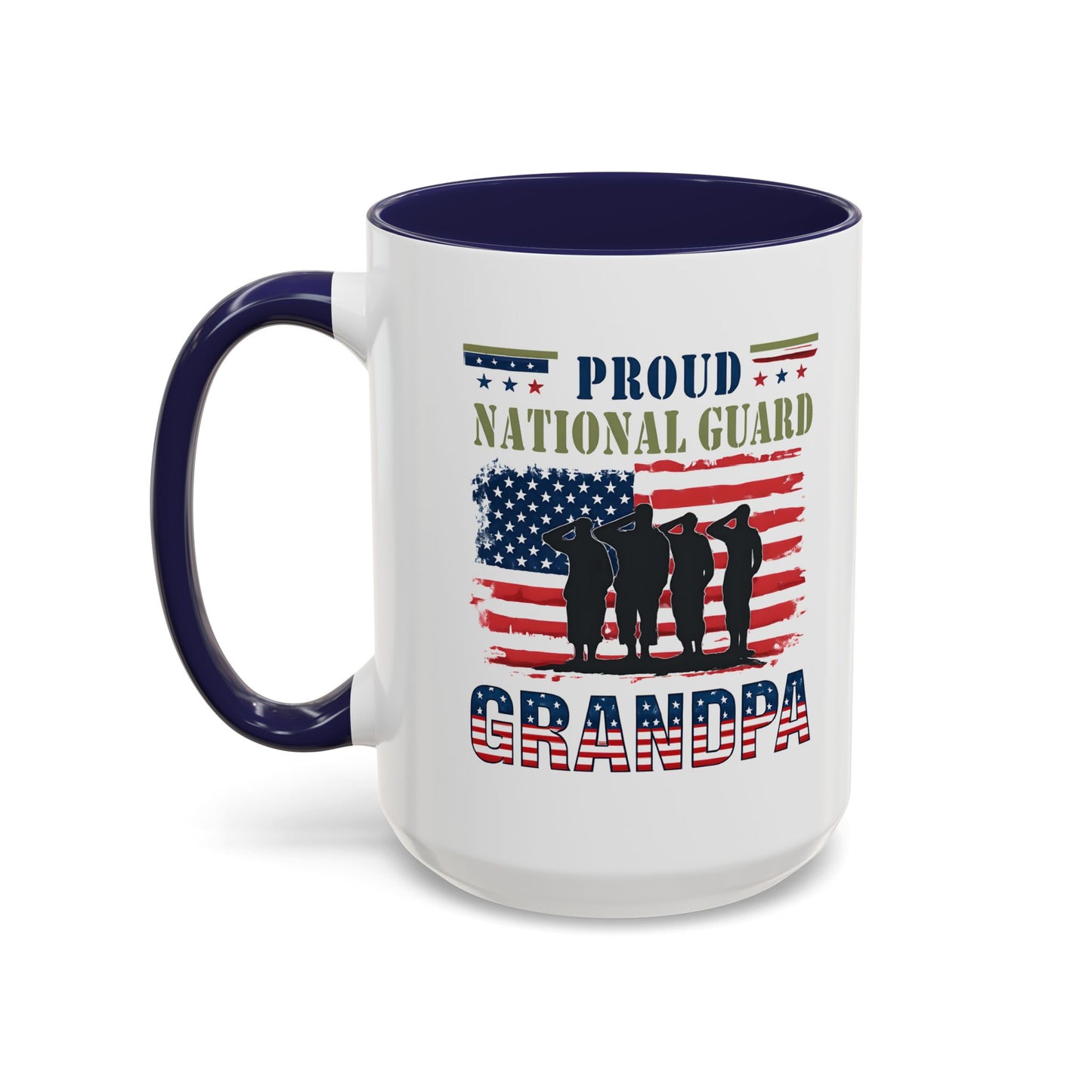 Proud National Guard Grandpa Coffee Mug, Army National Guard, Veteran Appreciation, Gift for Heroes, Military Family Gift