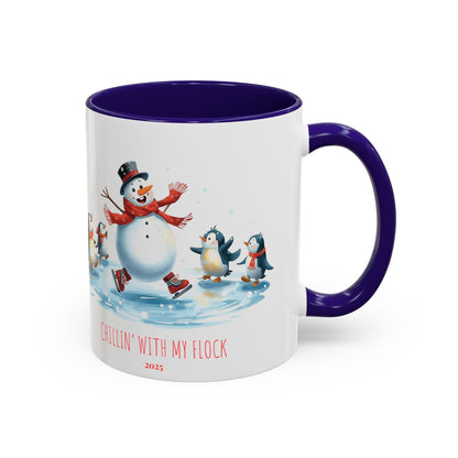 Christmas Snowman Mug – Cute Holiday Coffee Cup, Snowman Lover Gift, Hot Chocolate Mug, Christmas Cocoa Cup, Gift for Her 2025