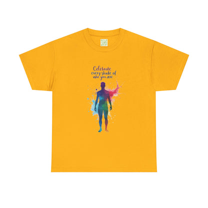 Enneagram Four Celebrate Every Shade Personality Tee, Celebrate Every Shade, Unisex Heavy Cotton, Self Growth, Individualist Tee