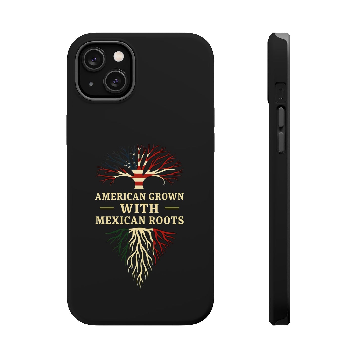 American Grown Magnetic Phone Case, Custom Tough Phone Cover, Unique Phone Accessory, Gift for Her, Multicultural Pride