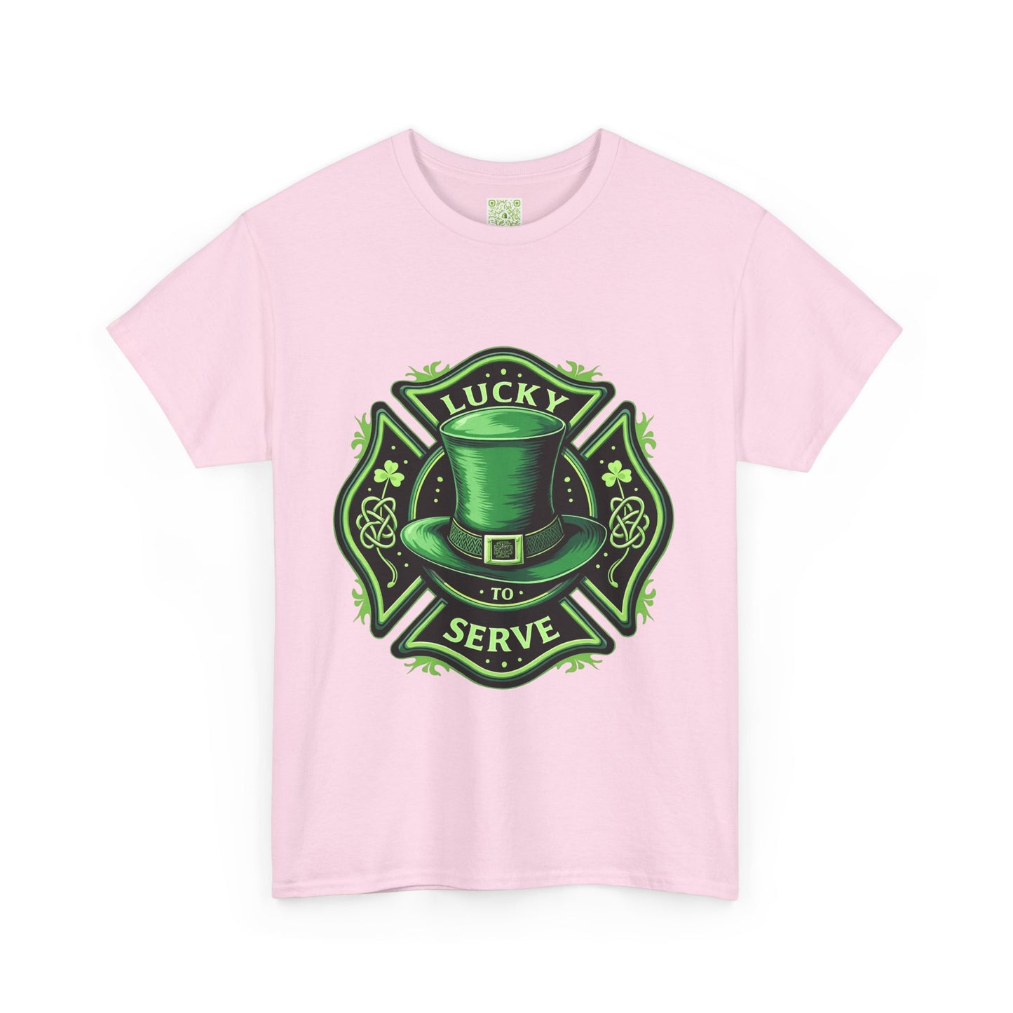 Firefighting Lucky to Serve Tee, Firefighter Gift, Shamrock Tee, St Patrick's Firefighter Day Tee, Fireman Shirt, Firemen Gift