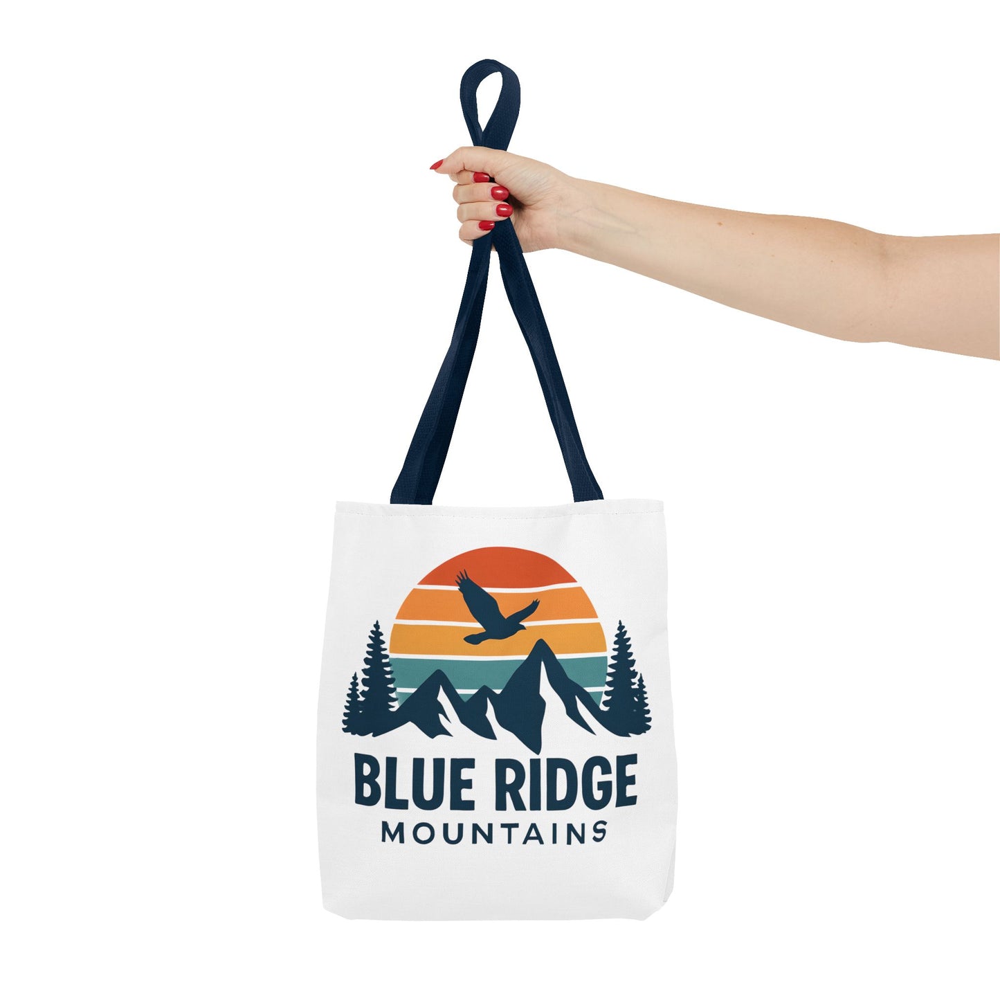 Blue Ridge Mountains Tote, Blue Ridge Parkway Bag, Appalachian Trail Tote, Smokey Mountains Gift, North Carolina Gift