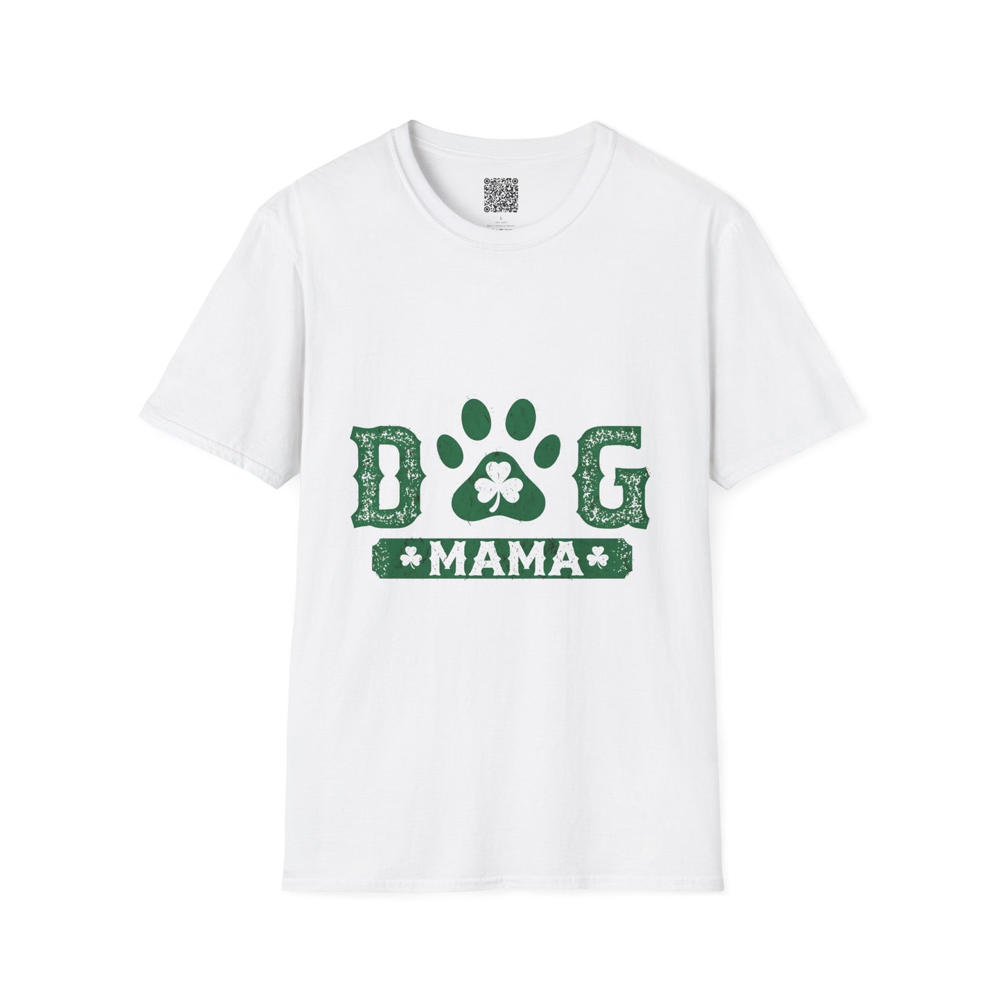 Dog Mama T-Shirt - Unisex Pet Lover Tee, Dog Paw Print Shirt, Dog Mom Gift, Casual Wear for Animal Lovers