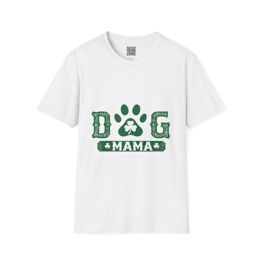 Dog Mama T-Shirt - Unisex Pet Lover Tee, Dog Paw Print Shirt, Dog Mom Gift, Casual Wear for Animal Lovers