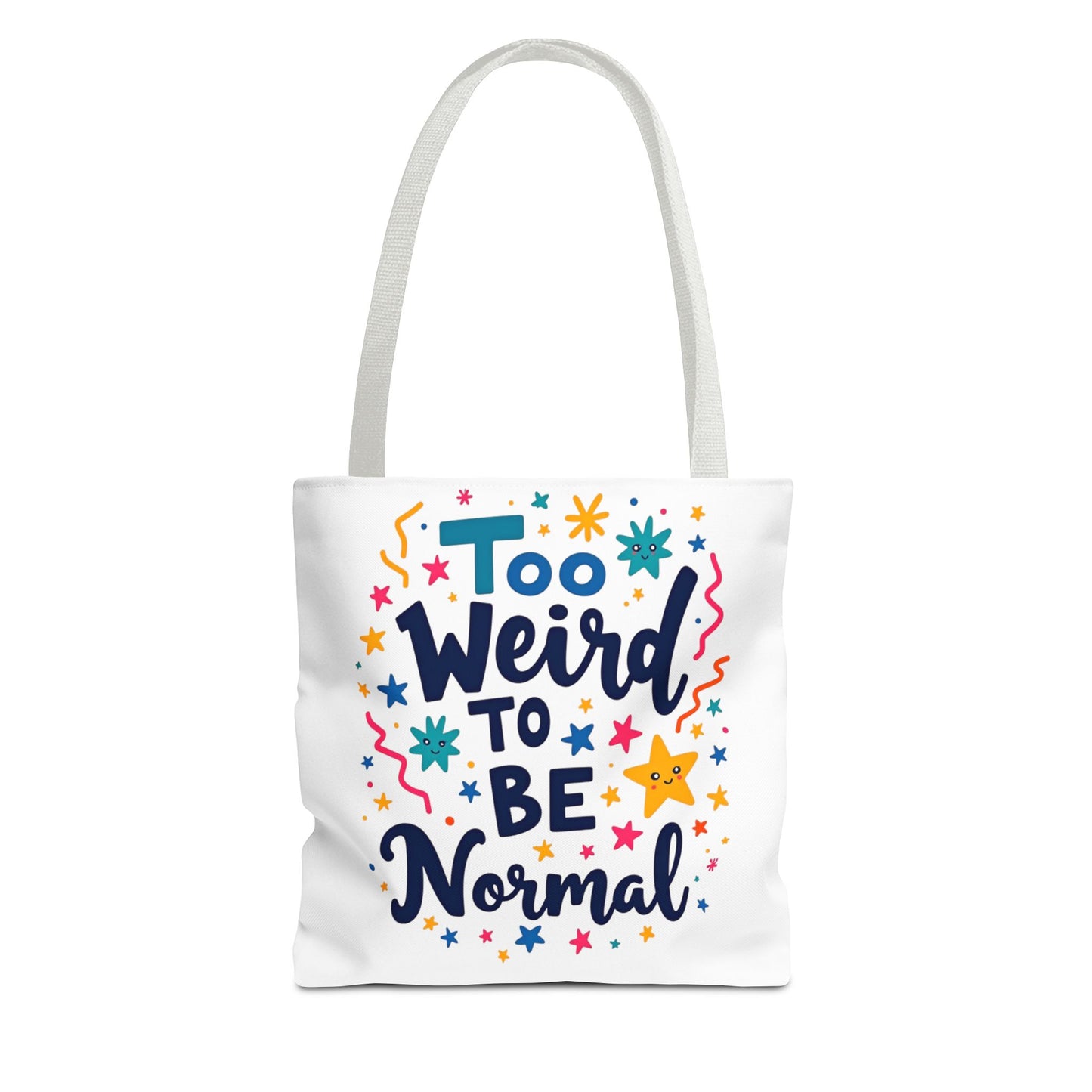Enneagram Type 4 Tote Bag, To Weird to Be Normal, Personality Test, Enneagram Four, Self Growth Accessories