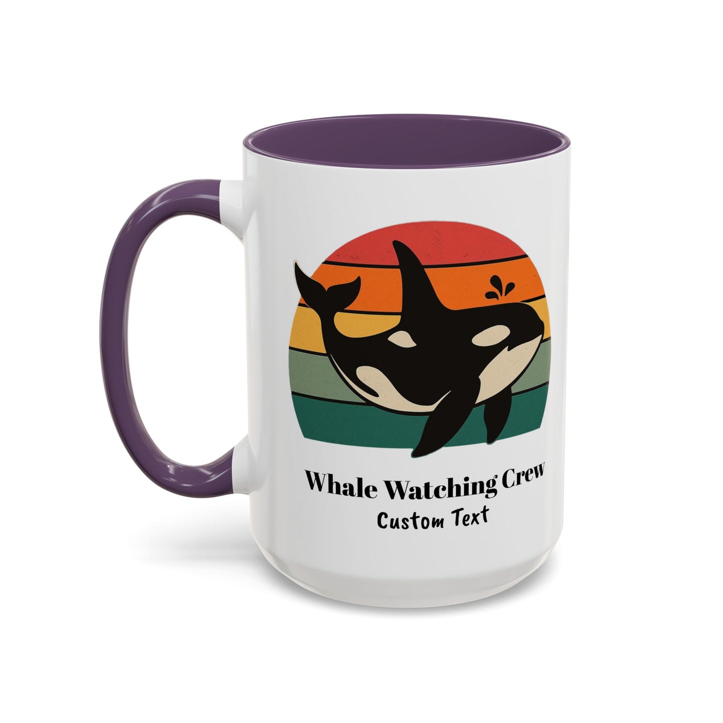 Personalized Orca Whale Coffee Mug, Whale Watching Mug, Whale Gifts, Alaskan Cruise, Blue Whale, Beluga Whale, Maui Excursion