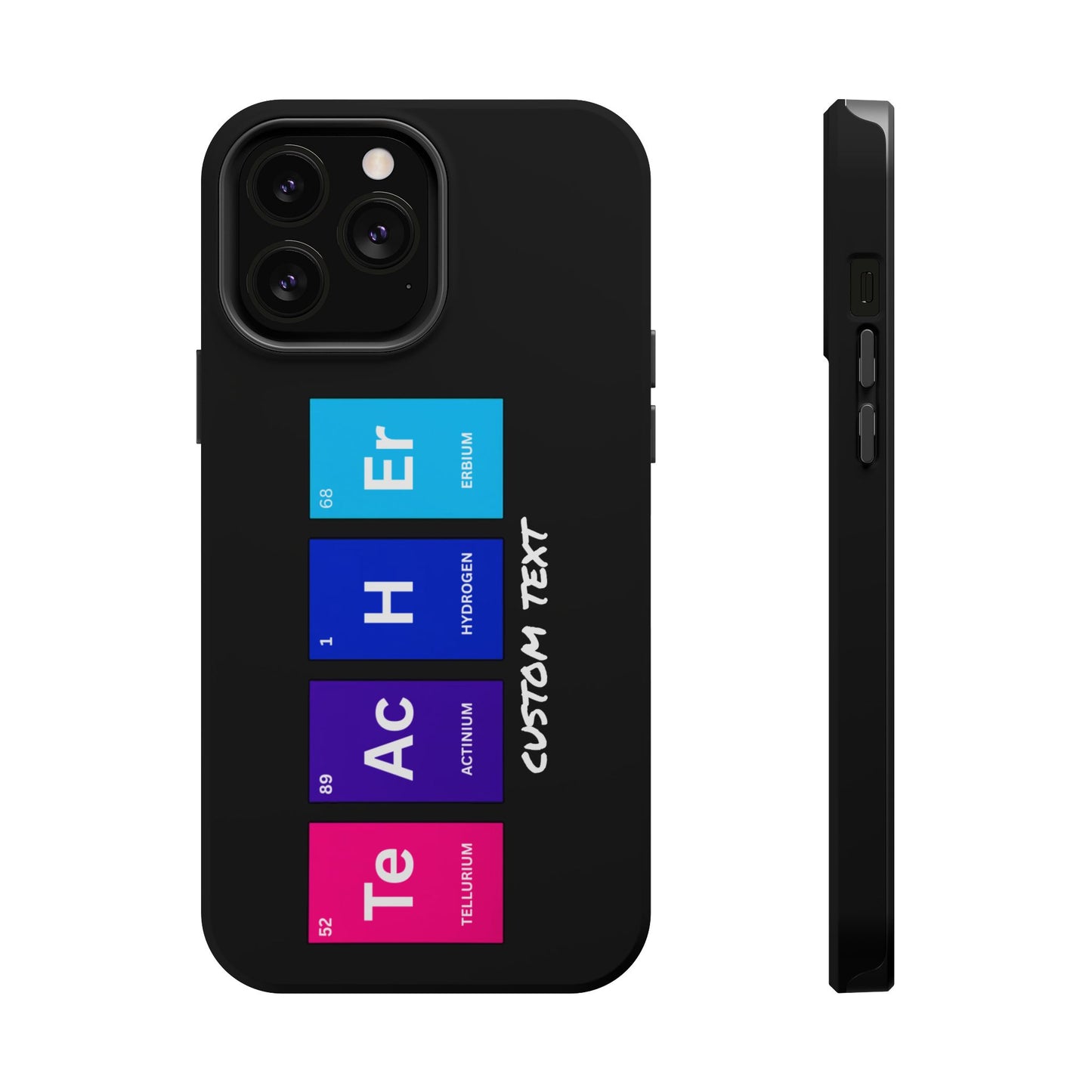 Teacher Element Magnetic Tough Case, Gift for Educator, First Year Teacher, Trendy iPhone Case, Periodic Table