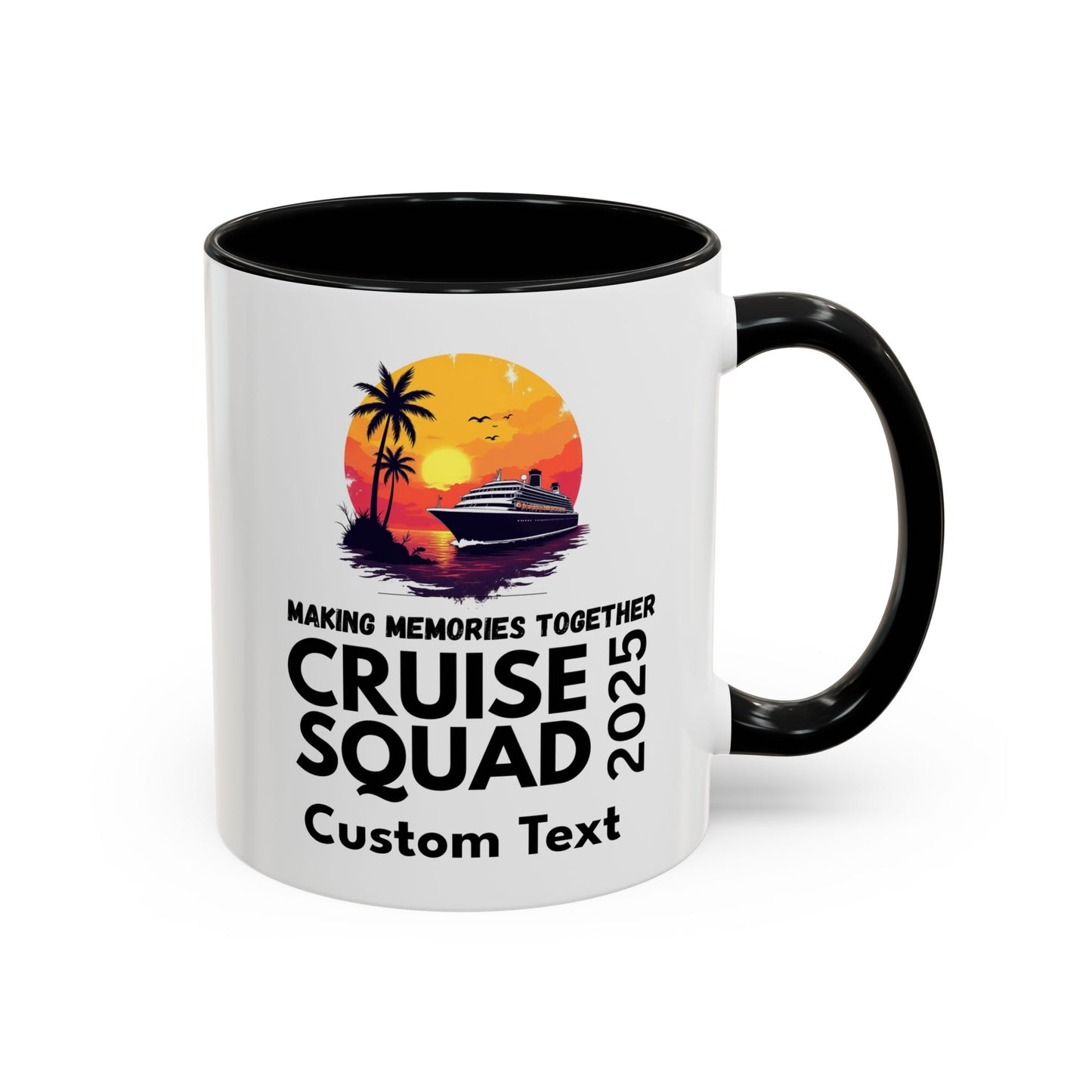 Personalized Cruise Squad Mug, Cruise Party Mug, Group Cruise Mug, Cruise 2025 Mug, Matching Cruise Mug, Family Travel Mug