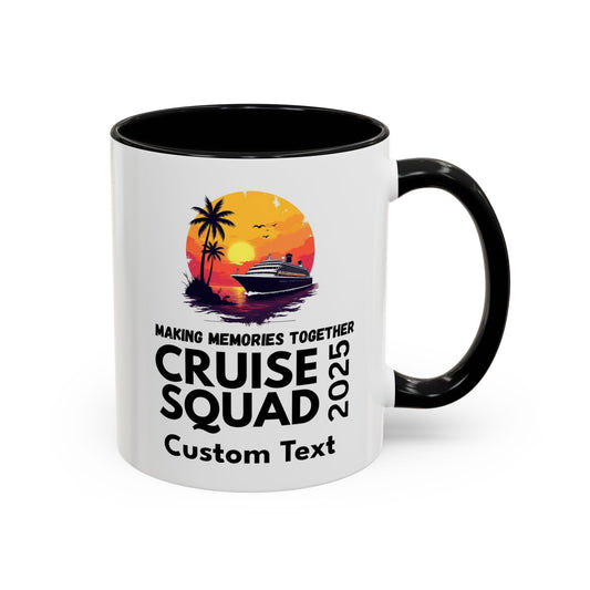 Personalized Cruise Squad Mug, Cruise Party Mug, Group Cruise Mug, Cruise 2025 Mug, Matching Cruise Mug, Family Travel Mug