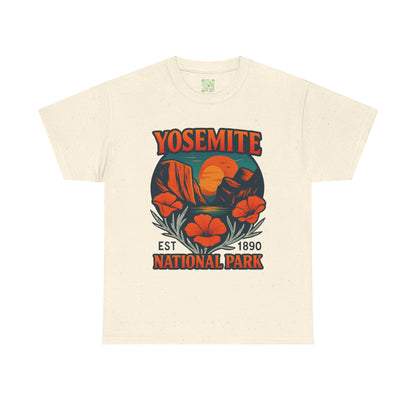 Vintage Yosemite National Park Tee, Nature Lover Shirt, Eco-Friendly Gift, Unisex Hiking Apparel, Yosemite Shirt