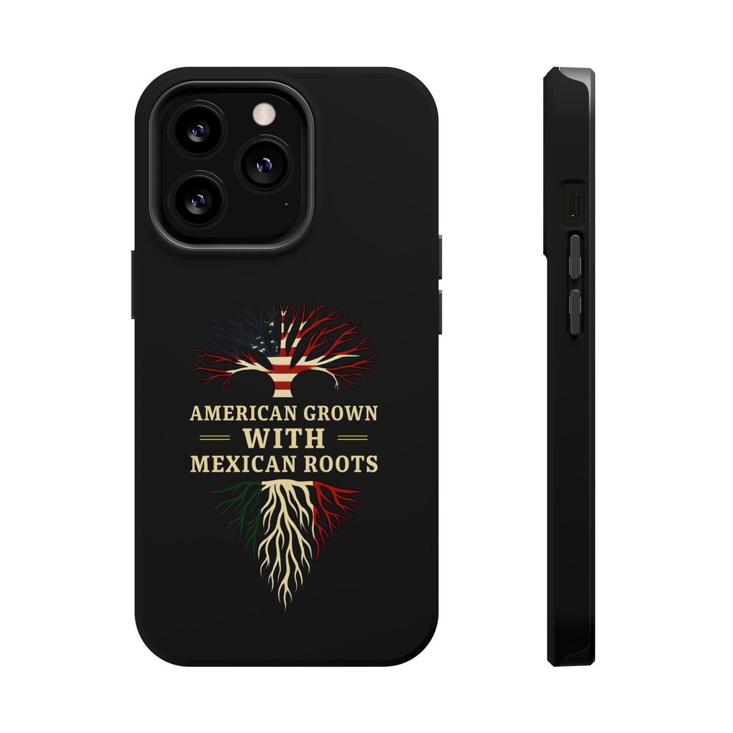 American Grown Magnetic Phone Case, Custom Tough Phone Cover, Unique Phone Accessory, Gift for Her, Multicultural Pride