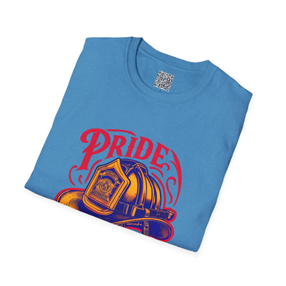 Firefighter Pride T-Shirt, Honor Tradition Tee, Unisex Softstyle Shirt, First Responder Gift, Fire Department Apparel