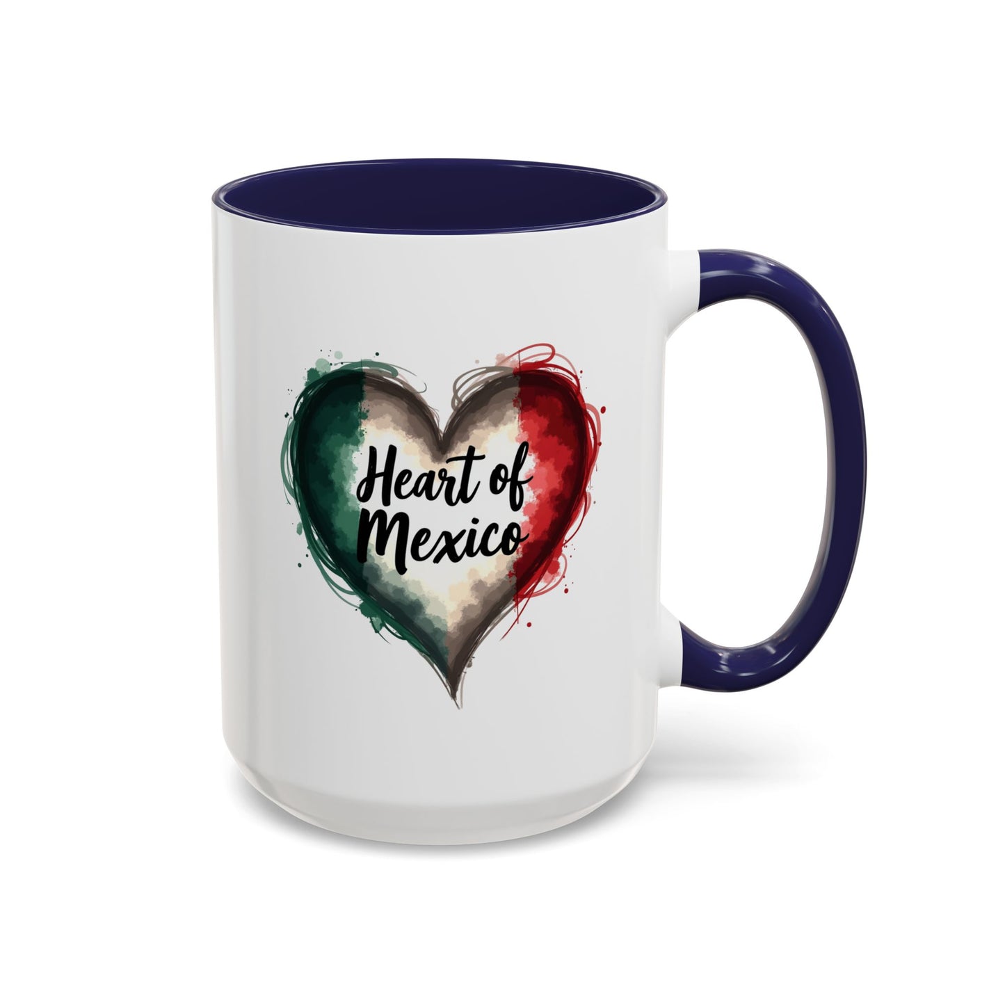 Heart of Mexico Coffee Mug, Hispanic Heritage Mug, Mexican Pride Gift, Immigrant Rights, Mexican Culture, Resistance Mug