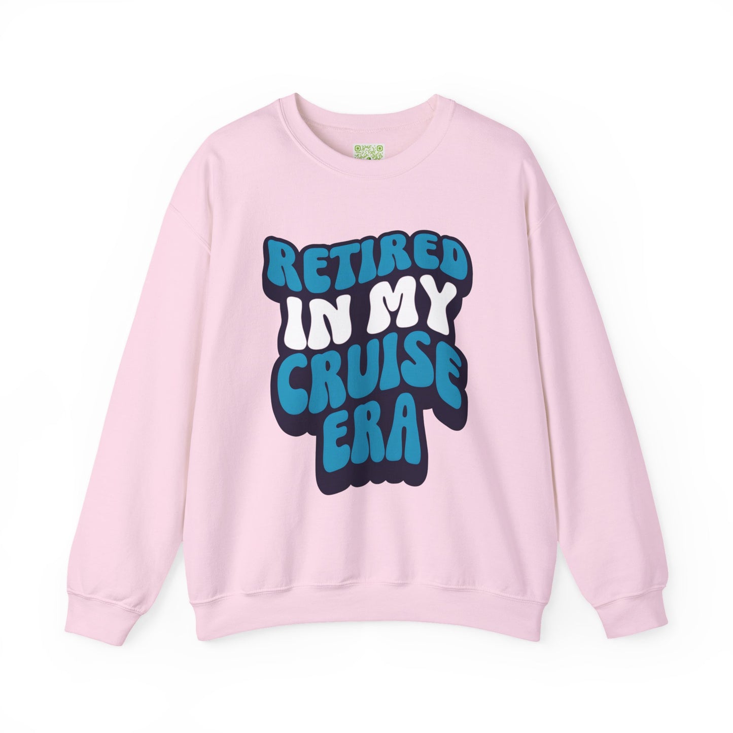 Retired in My Cruise Era Crewneck Sweatshirt, Travel Lovers, Unisex Sweatshirt, Cruise Vibes, Retirement 2025, Retro Cruise