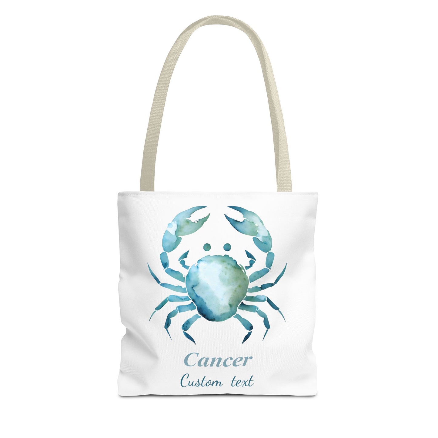 Cancer Zodiac Personalized Tote Bag, Astrology Lover Gift, Artistic Tote Bag, Trendy Tote Bag, Weekender Bag