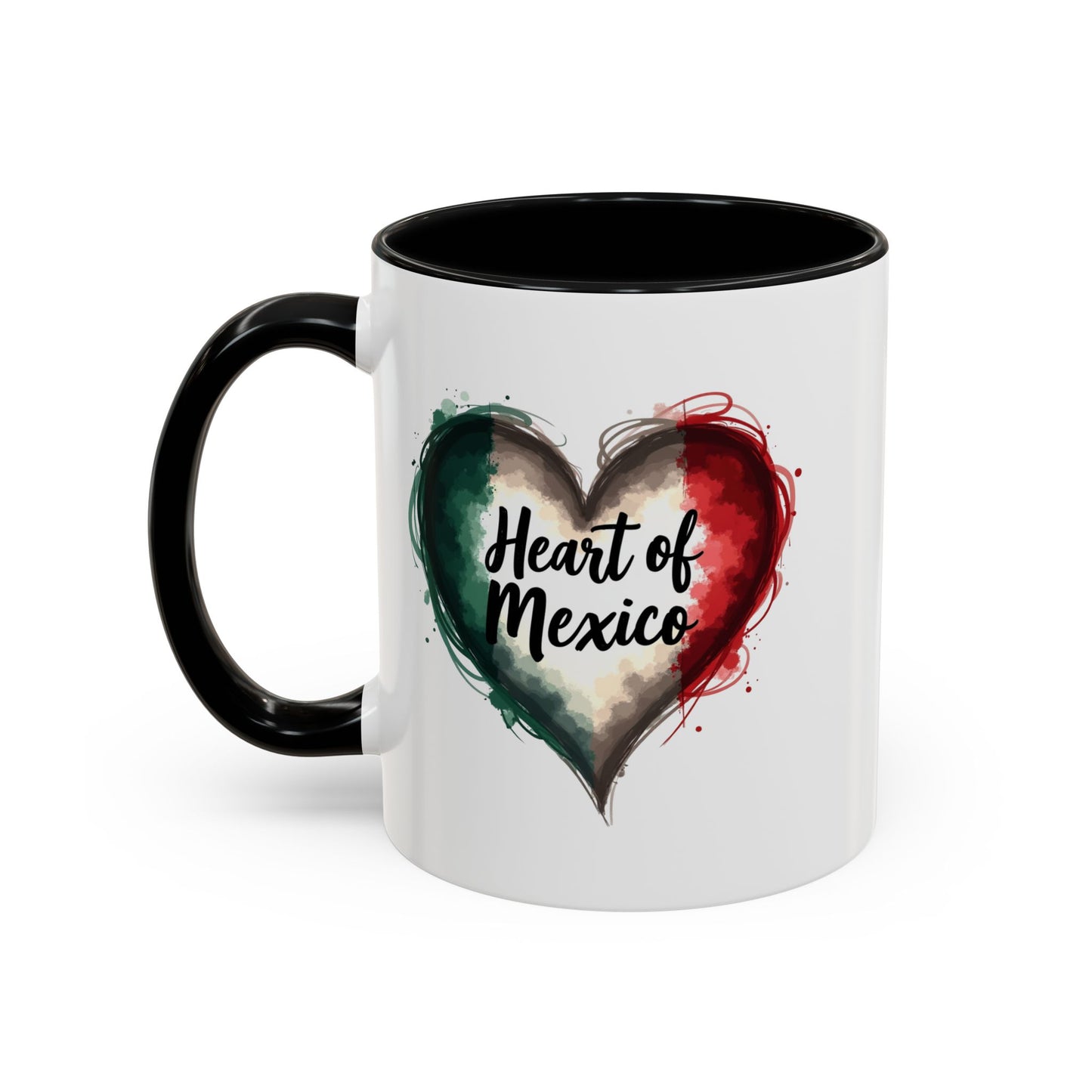 Heart of Mexico Coffee Mug, Hispanic Heritage Mug, Mexican Pride Gift, Immigrant Rights, Mexican Culture, Resistance Mug