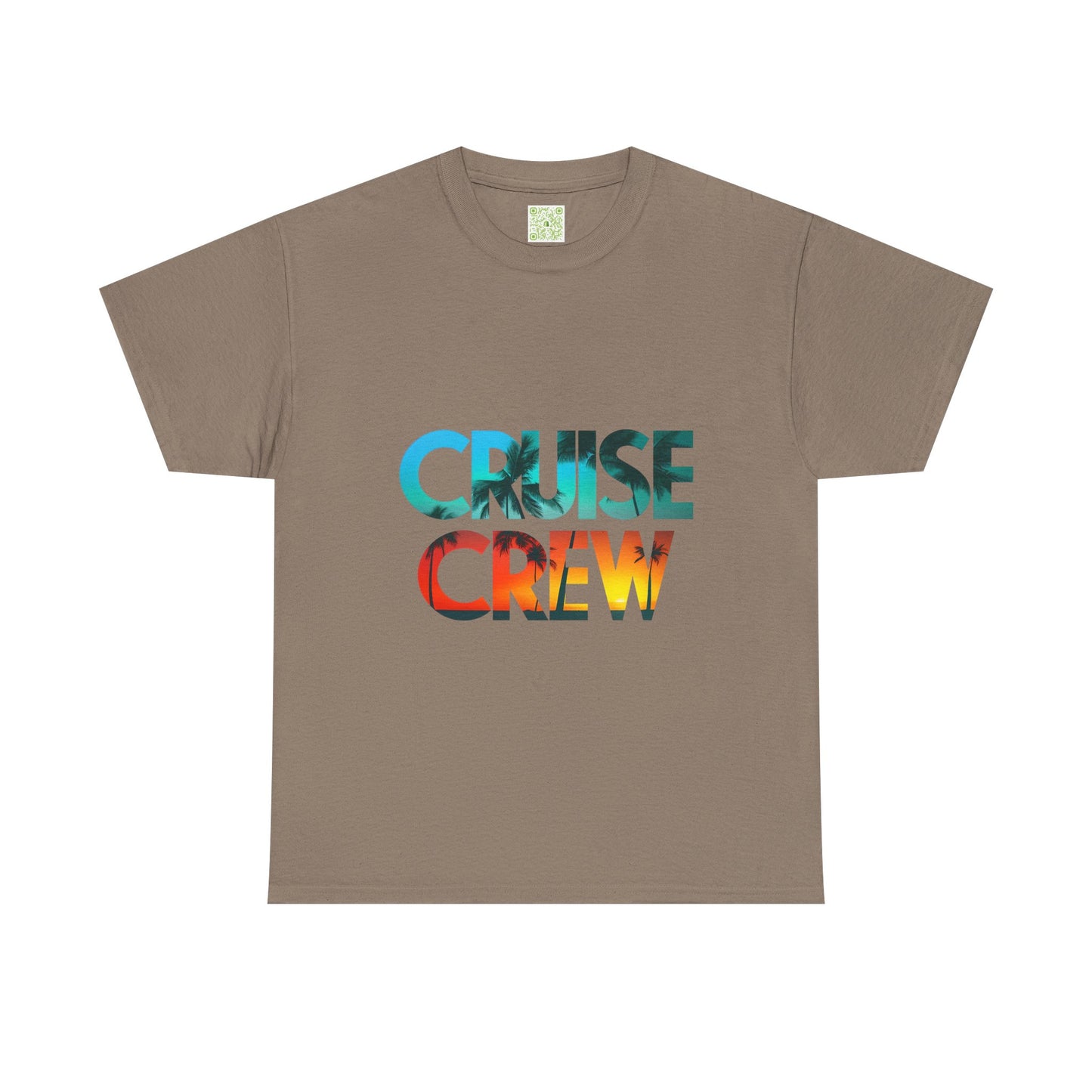 Cruise Crew Unisex Heavy Cotton Tee - Stylish Summer Vacation Shirt