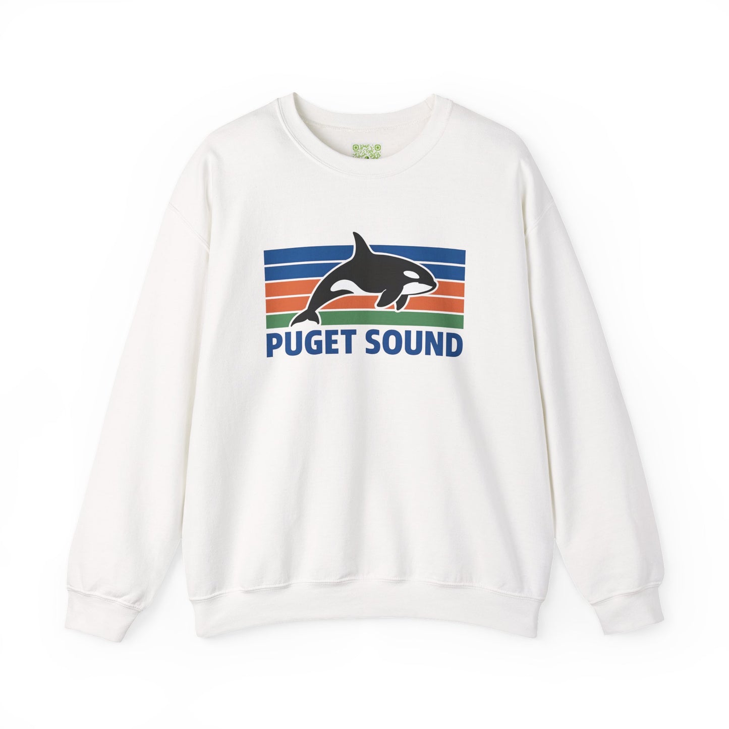 Puget Sound Orca Whale Crewneck Sweatshirt, Orca Whale Shirt, Whale Sweatshirt, Orca Shirts, Whale Gift