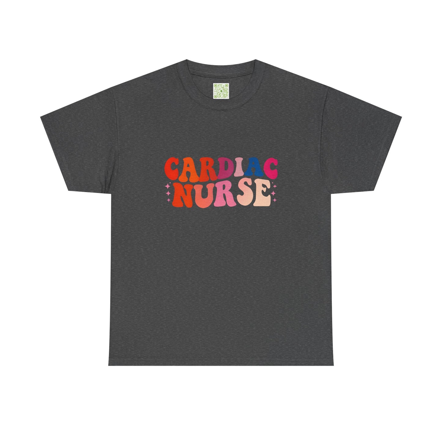 Cardiac Nurse Unisex Heavy Cotton Tee, Cardiac Nurse Shirt, ICU Nurse Gift, Nurses Day Gift, Nurse Squad Shirt