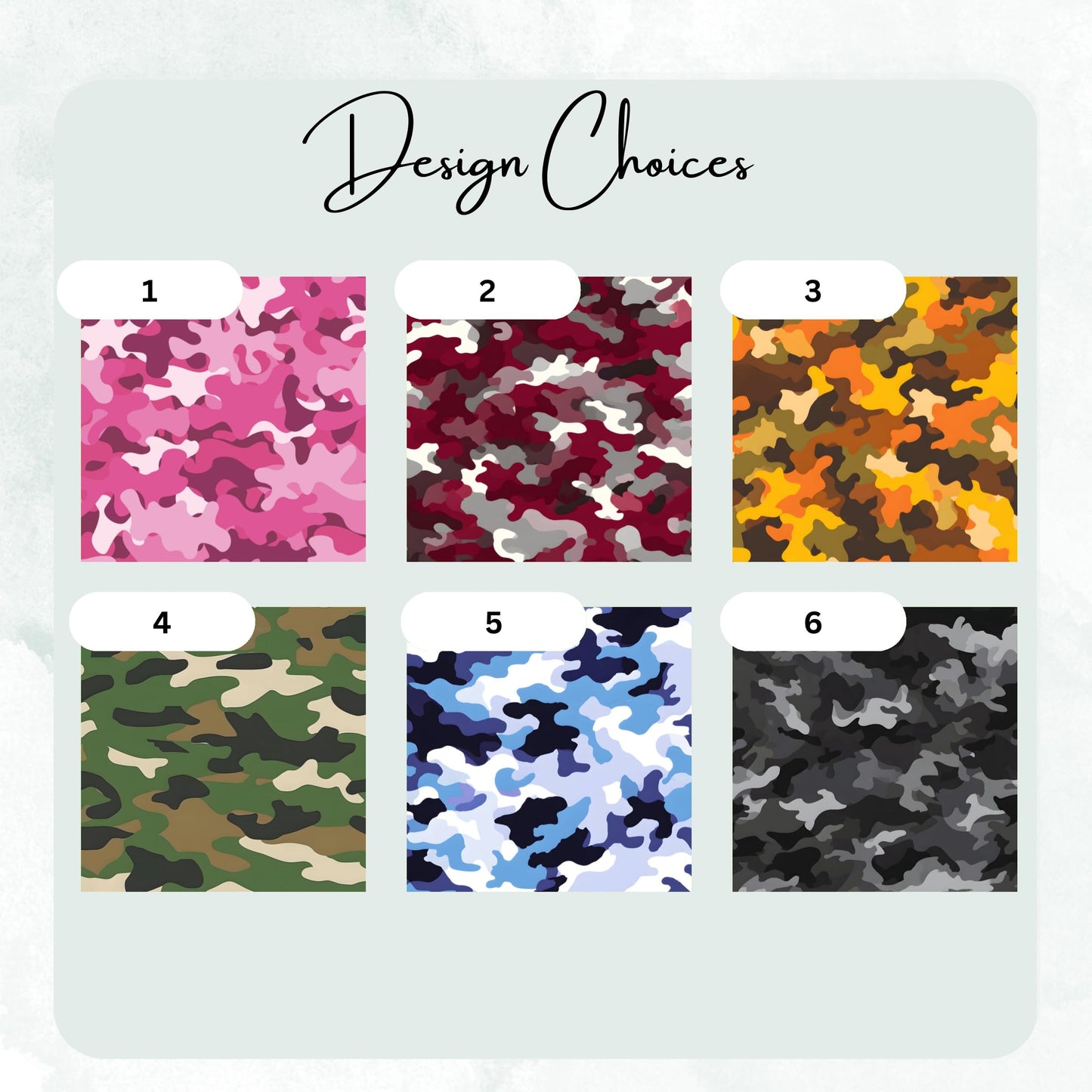 Black camo Camo Personalized Dog Collar Adjustable Engraved Name Buckle Quick Release Pet Collar RET-614-06