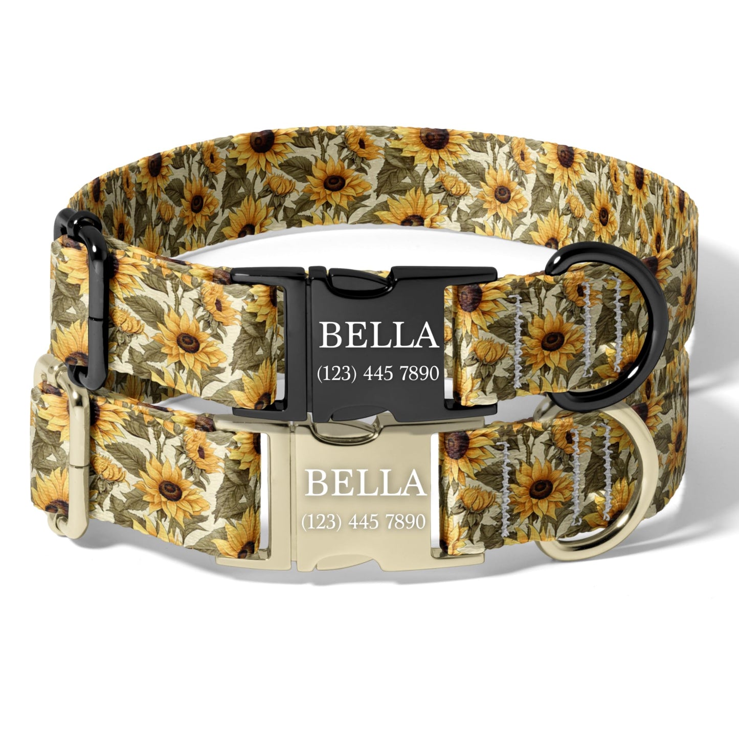Personalized Dog Collar Artistic Paw Print Custom Engraved Pet Collar Adjustable Creative Puppy Collar Unique Dog Accessories 
RET-601-03