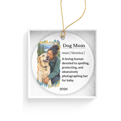 Personalized Dog Ornament, Ceramic Ornament, Personalized Christmas Ornament, Pet Ornament, Pet Christmas Ornament, Custom Pet Ornament