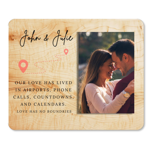 Custom MDF Picture Board, Custom Photo Keepsake for Best Friend, Gift-Ready Tabletop Display, Minimal  Style