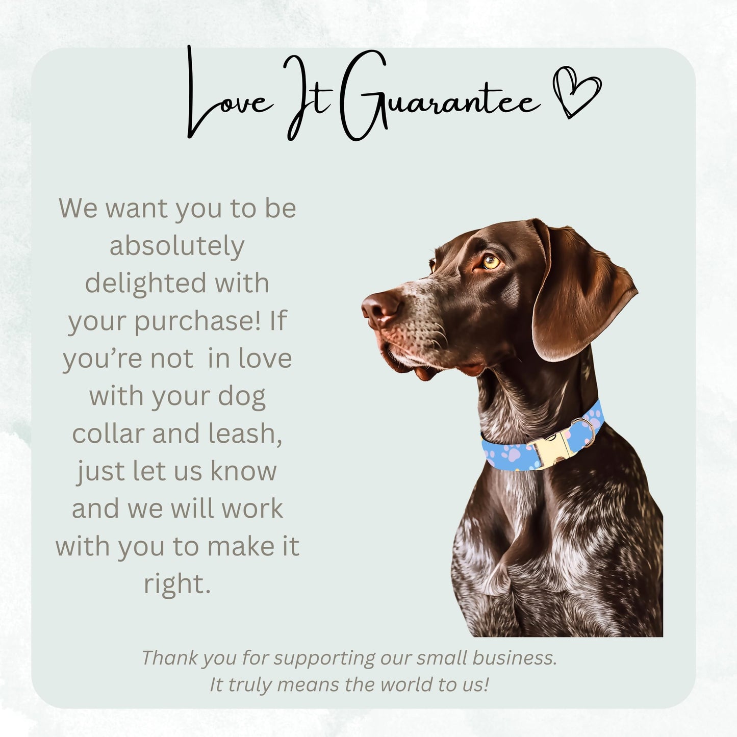 Personalized Dog Collar Blue Paw Print Custom Engraved Puppy Collar Adjustable Cute Dog Collar Pastel Pet Accessories RET-600-04