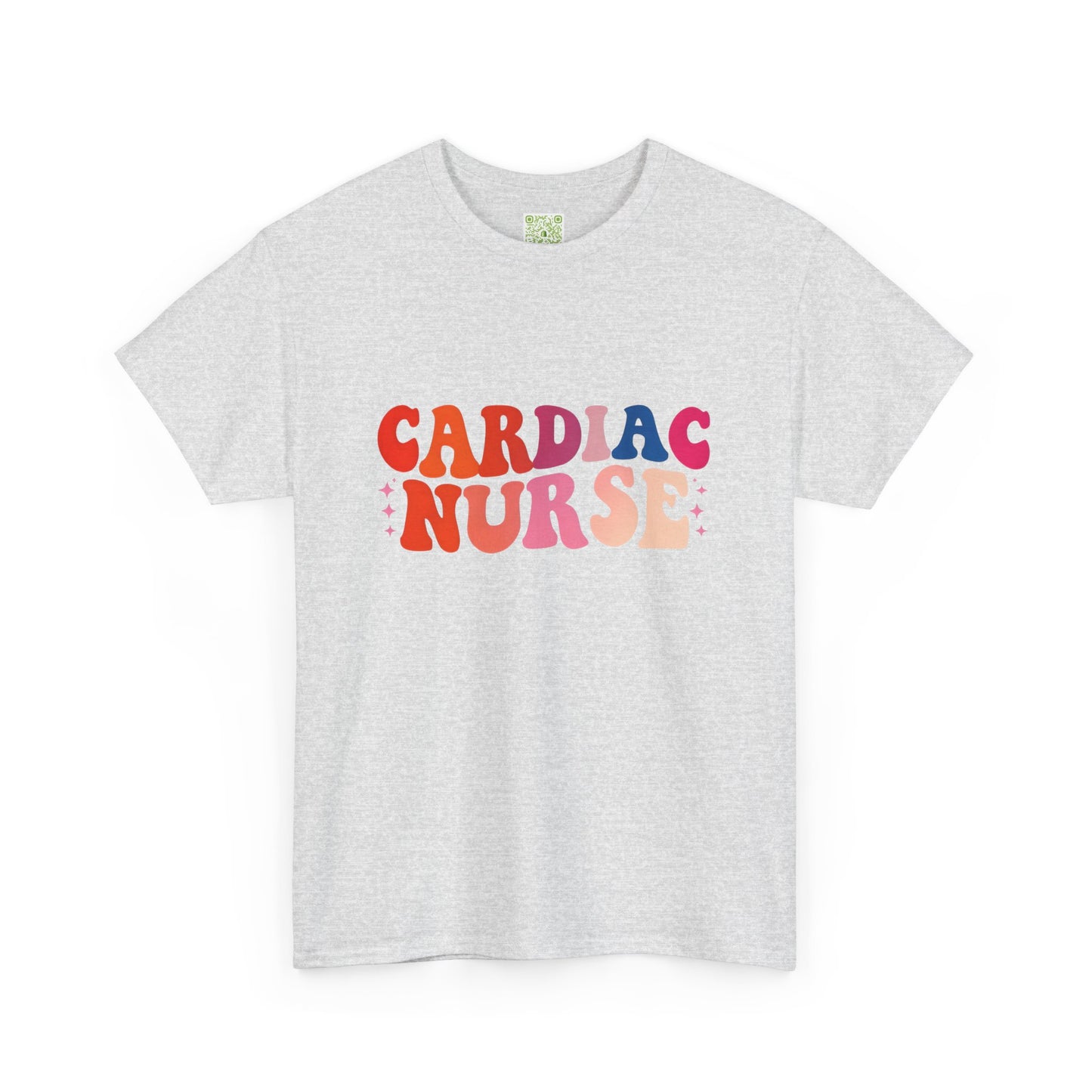 Cardiac Nurse Unisex Heavy Cotton Tee, Cardiac Nurse Shirt, ICU Nurse Gift, Nurses Day Gift, Nurse Squad Shirt