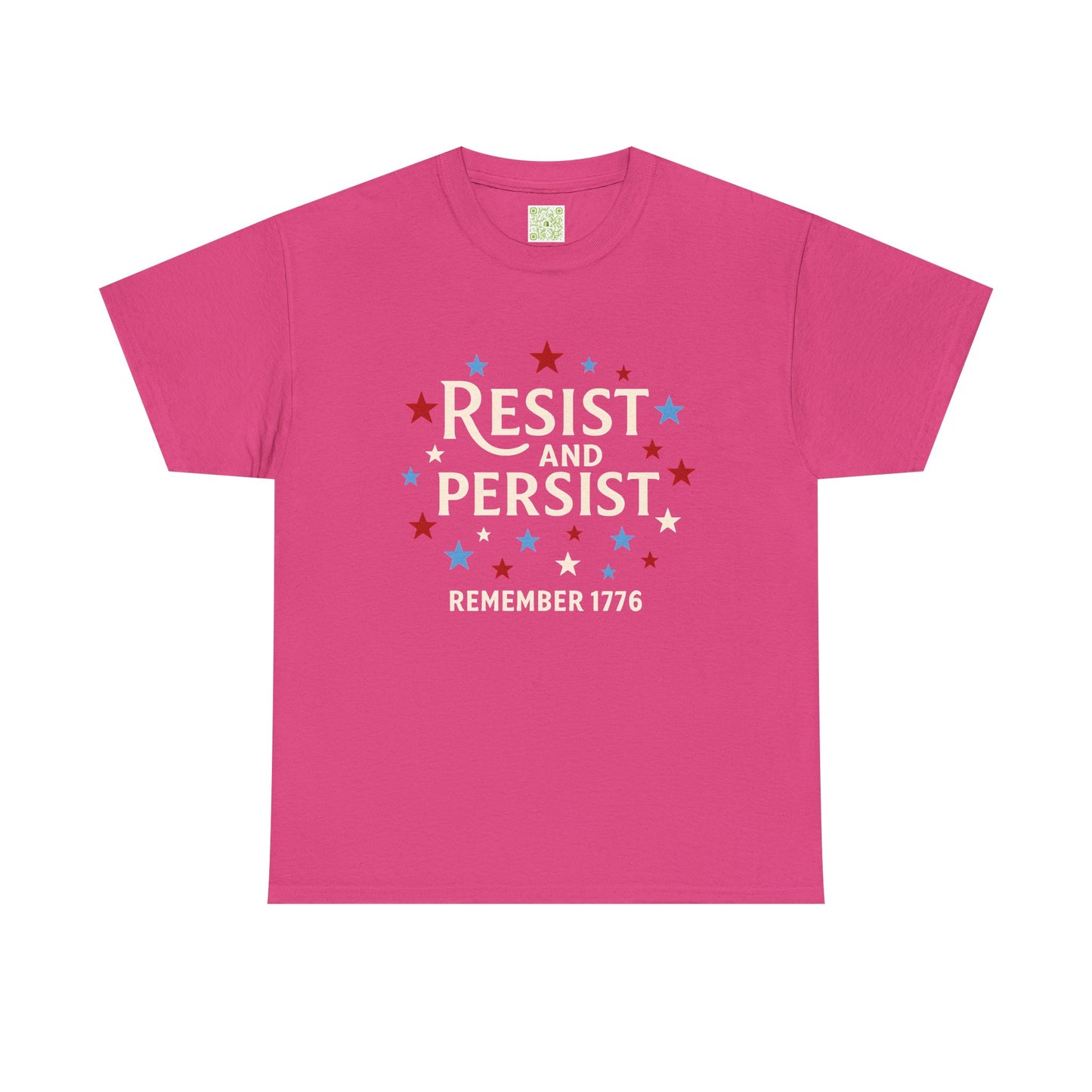 Resist and Persist Tee, Unisex Cotton, Fourth of July Shirt, Memorial Day Shirt, Patriotic Shirt, Freedom Shirt, USA Flag Tee