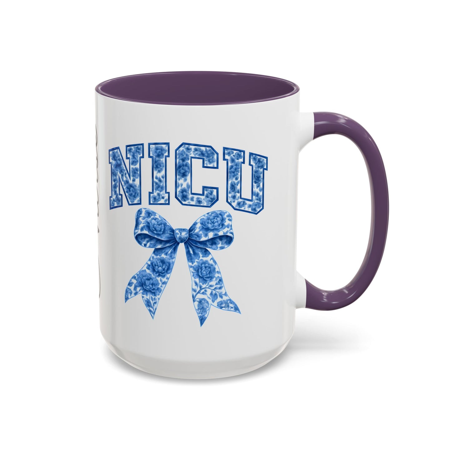 NICU Nurse Chinoiserie Accent Coffee Mug, Nurse Retirement Mug, NICU Nurse Mug, New Job Gift, Mug For NICU Nurse