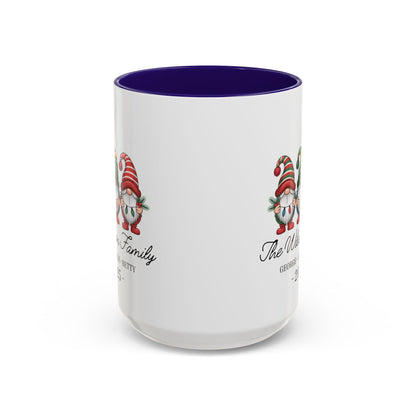gnome mug, Personalized Family Gnome Christmas Mug, Custom Family Name 2025 Coffee Cup, Cute Holiday Gift for Family, Christmas Gnome Mug Keepsake
