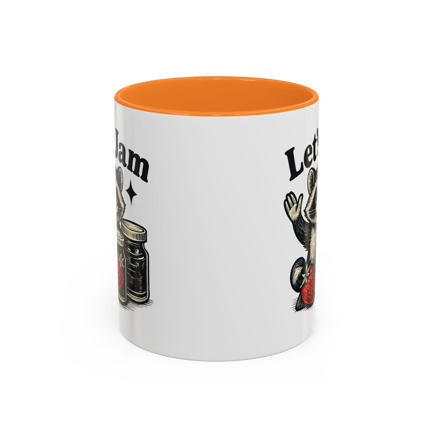 Racoon Mug, Racoon Gifts, Let's Jam Coffee Mug, Strawberry Mug, Cute Summer Mug, Raccoon Strawberry Mug, Funny Raccoon Mug, Trending Now