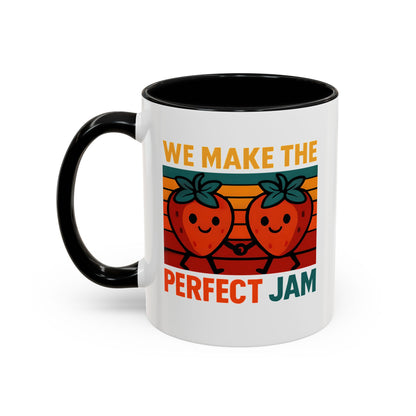 Humorous Strawberry Jam Coffee Mug, Summer Vibes Mug, Strawberry Mug, Food Humor Mug, Hilarious Mug, Gift Idea