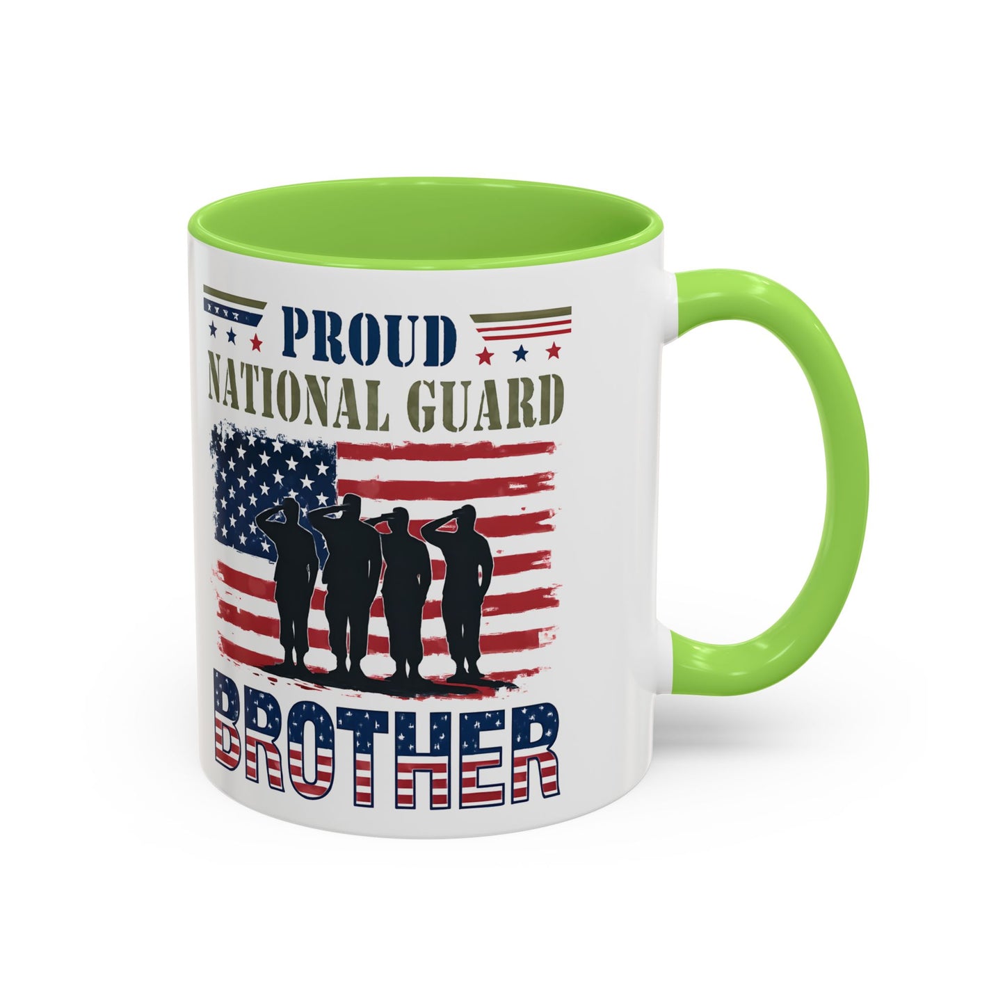 National Guard, Proud Brother Coffee Mug, Veteran Appreciation Mug, Military Family Gift, Army Gifts, Tactical Gifts