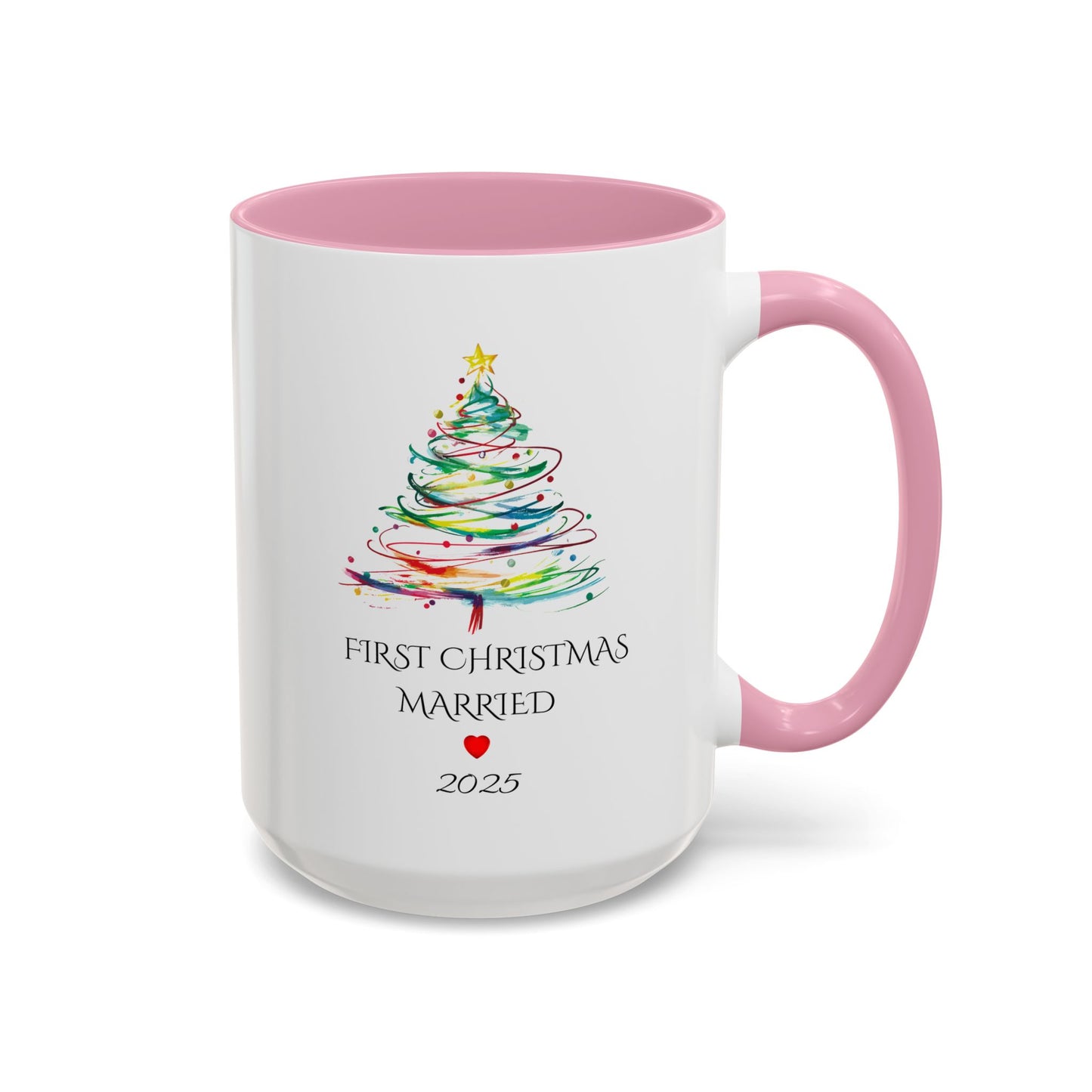 First Year Married Mug, Mr and Mrs Mug, Couple Mug, First Christmas Married, Just Married Gift, Newlywed Gift Ideas