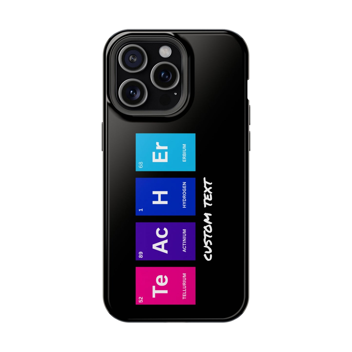 Teacher Element Magnetic Tough Case, Gift for Educator, First Year Teacher, Trendy iPhone Case, Periodic Table