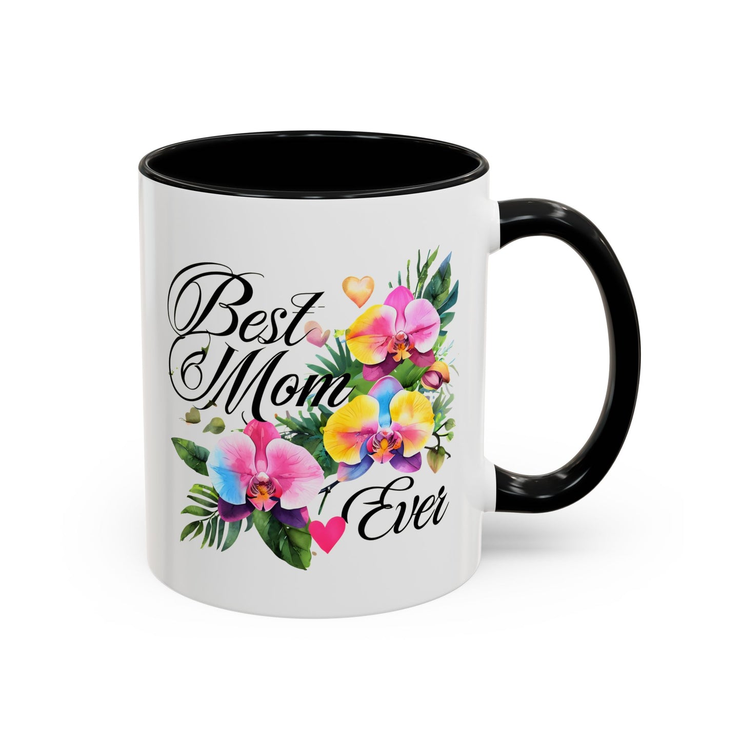 Floral Best Mom Coffee Mug, Vibrant Tea Mug for Mom, Unique Mother's Day Gift, Appreciation Gift for Her