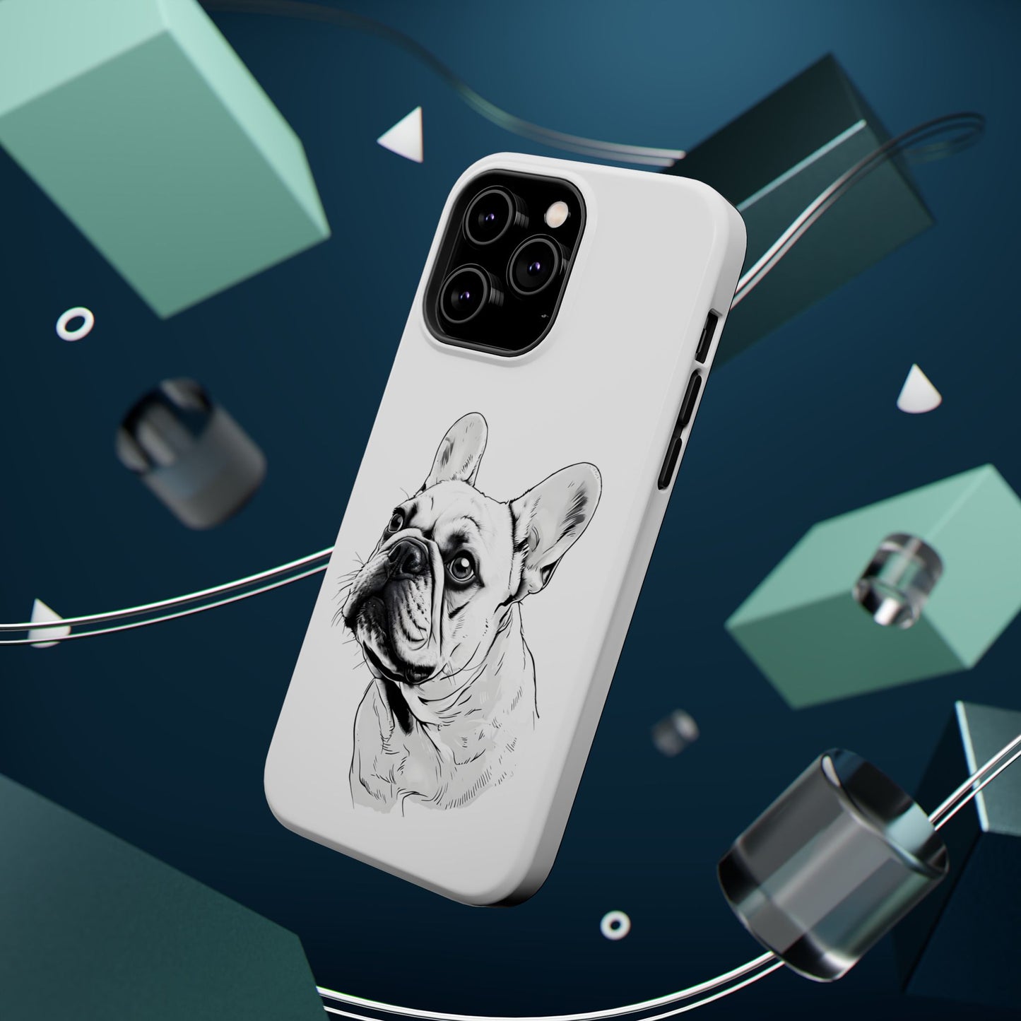 French Bulldog Magnetic Phone Case, Custom Pet Case, Durable Phone Accessories, Gift for Dog Lovers, Unique Phone Protection
