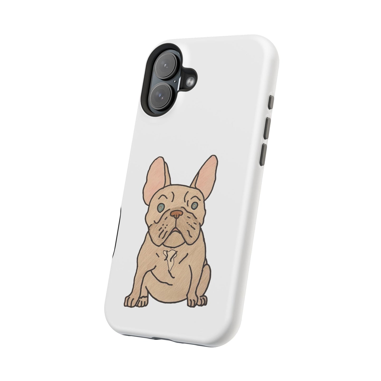 French Bulldog Magnetic Tough Case, Cute Pet Phone Cover, Dog Lover Gift, MagSafe Phone Protector, Unique Phone Accessory